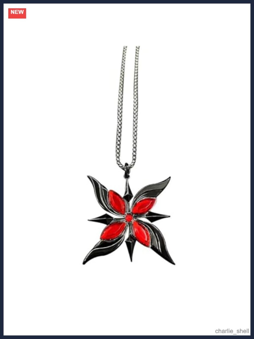Arlecchino The Knave Cosplay Pendant Necklace Zinc Alloy Keychain Accessory